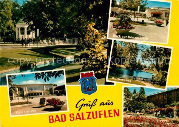 Bad Salzuflen Konzerthalle Kurparksee Rosengarten