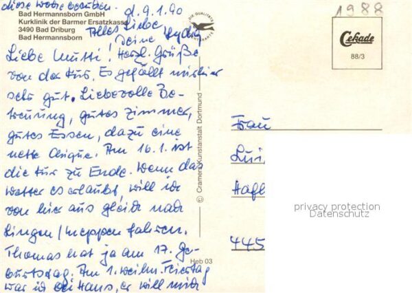 Bad Hermannsborn Kurklinik der BEK – Bild 2