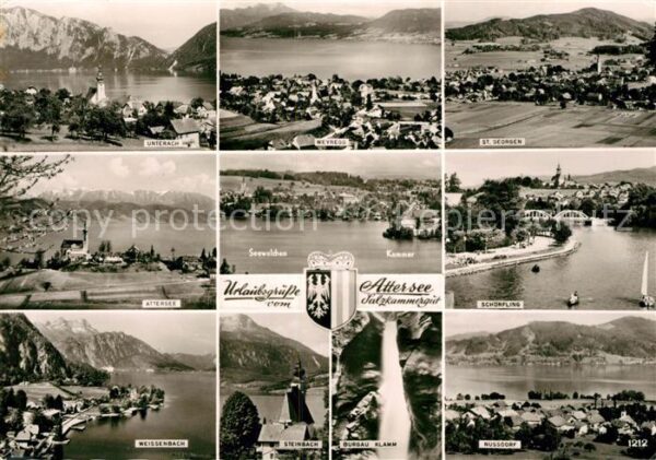 Attersee Unterach Weyregg St Georgen Seewalchen