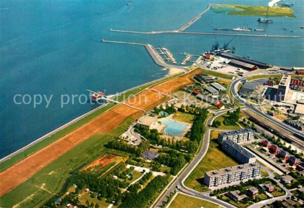 Delfzijl in vogelvlucht