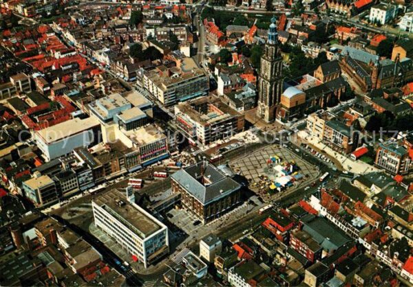 Groningen Het hart gezien vanuit de lucht