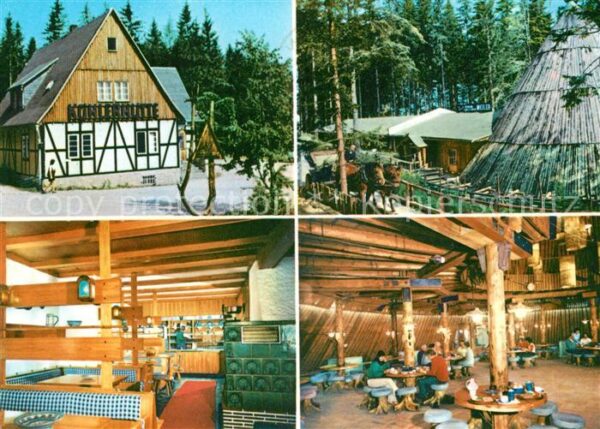Sosa Erzgebirge Konsum Gaststätte Köhlerhütte und Meile
