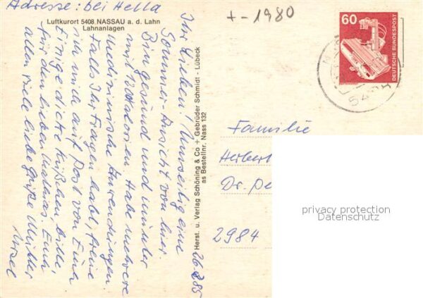 Nassau Lahn Lahnanlagen Fahrgastschiffe – Bild 2