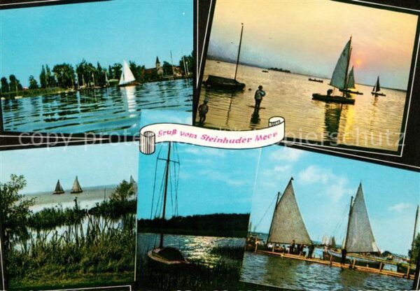 Steinhuder Meer Panorama Segelpartien