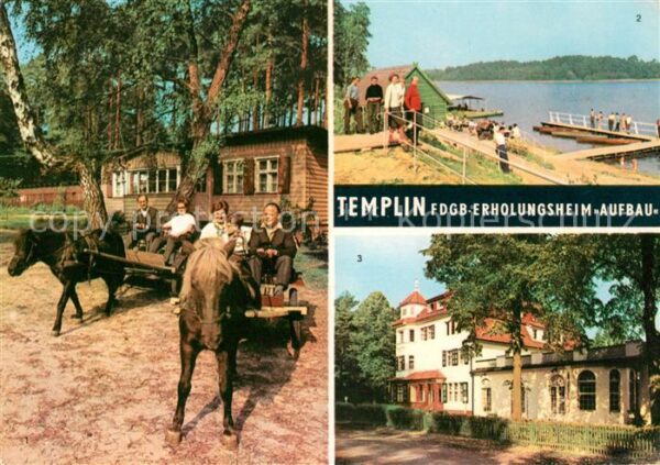 Templin Ausfahrt mit Ponys Badestrand Lübbersee