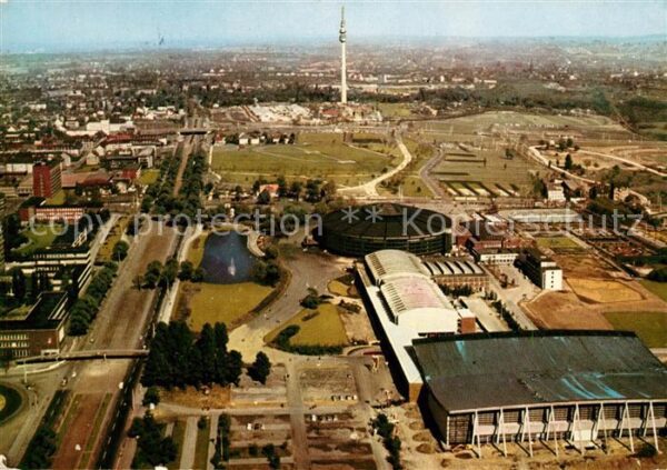 Dortmund Bundesgartenschau 1959 Fliegeraufnahme