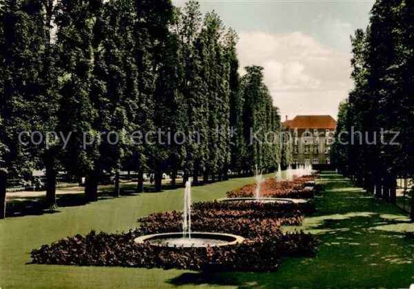 Bad Pyrmont Kurpark Fontänenallee