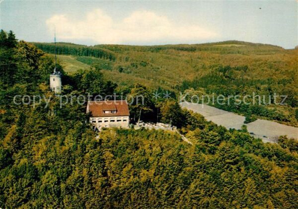 Bad Driburg Iburgplateau mit der Sachsenklause