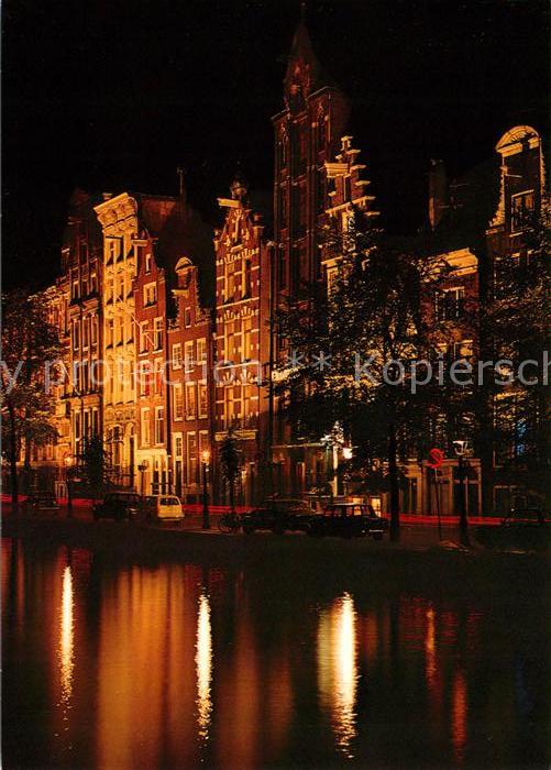 Amsterdam Niederlande Keizersgracht met oude gevels