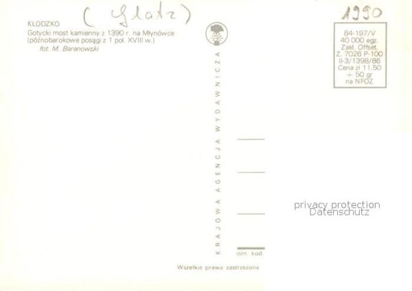 Klodzko Gotycki most kamienny – Bild 2