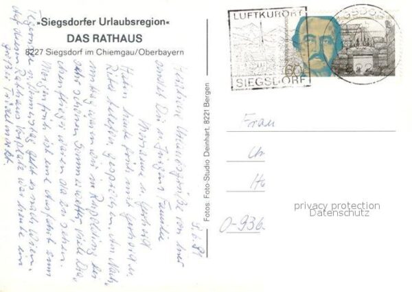 Siegsdorf Oberbayern Rathaus Cafe – Bild 2