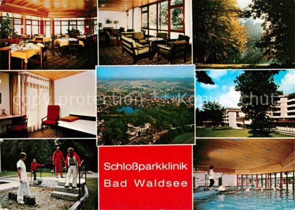 Bad Waldsee Schlossparkklinik Gasträume Panorama Wa