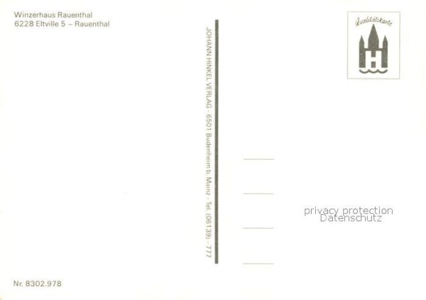 Rauenthal Rauenthaler Winzerverein Gaststube Wein – Bild 2