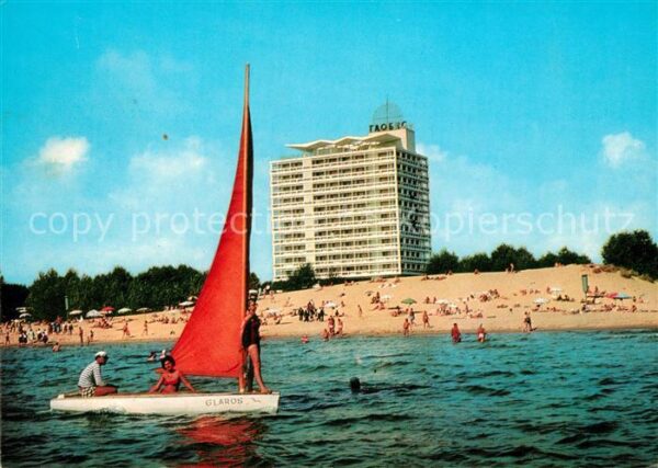 Slantschev Brjag Hotel Globus Strand Segelpartie