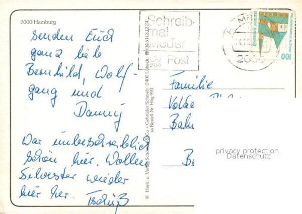 Hamburg Hafen Rathaus Poststrasse St Michaelisk – Bild 2