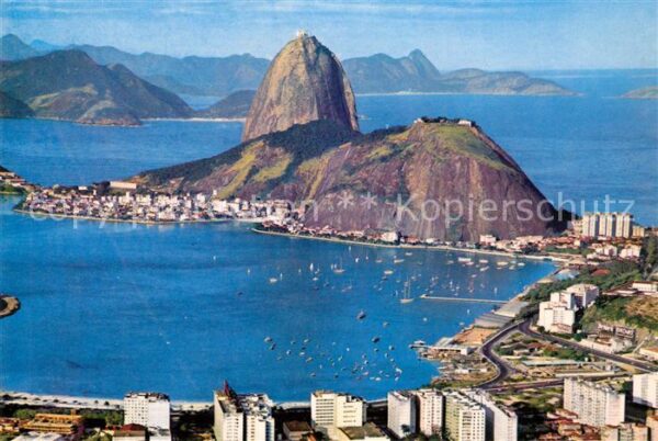 Rio de Janeiro Baia da Guanabara Urca e Pao de Acucar