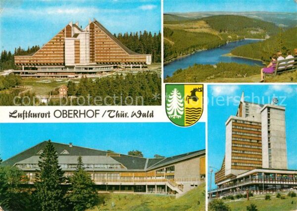 Oberhof Thueringen Interhotel Panorama Lütschetalsperre Ga