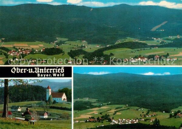 Oberried Bischofsmais Panorama Oberried und Unterried Bayeris