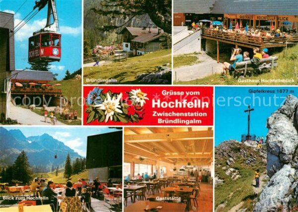 Bergen Chiemgau Hochfelln Bründlingalm Berggaststätte K