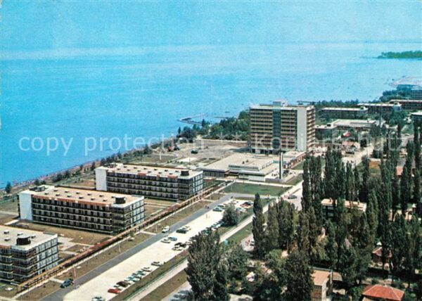 Siofok Hotels am Plattensee Fliegeraufnahme