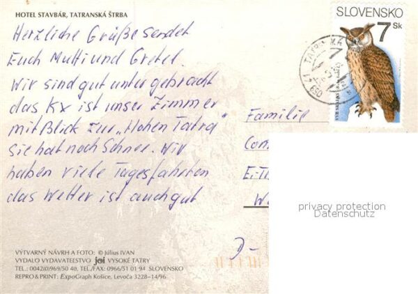 Vysoke Tatry Hotel Stavbar Tatranska Strba – Bild 2