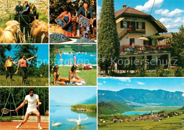 Kaltern Weinstrasse Tirol Pension Haus Zur Traube Wandern Tennis