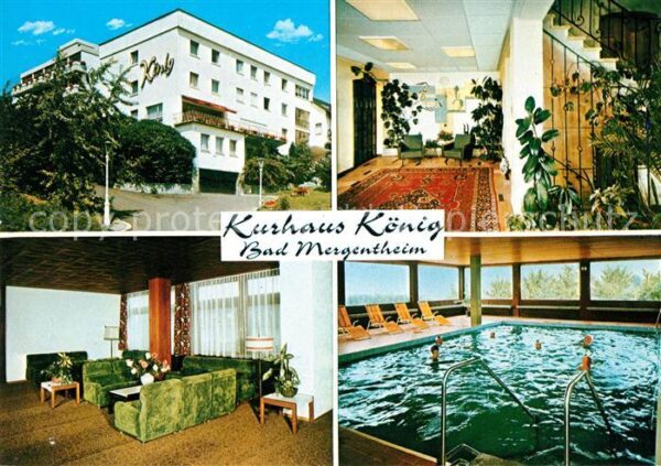 Bad Mergentheim Kurhaus König Sanatorium Hallenbad