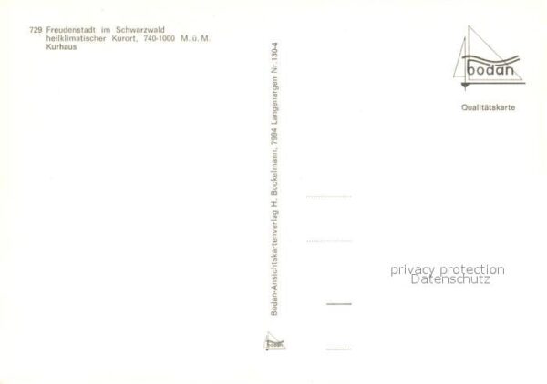 Freudenstadt Kurhaus Kurort im Schwarzwald – Bild 2