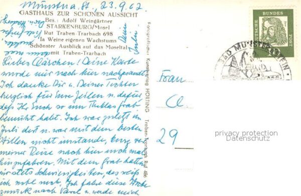Traben-Trarbach Gasthaus zur Schönen Aussicht Starkenbu – Bild 2