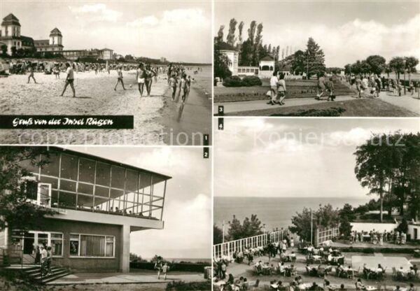 Insel Ruegen mit Binz Baabe Göhren Sellin