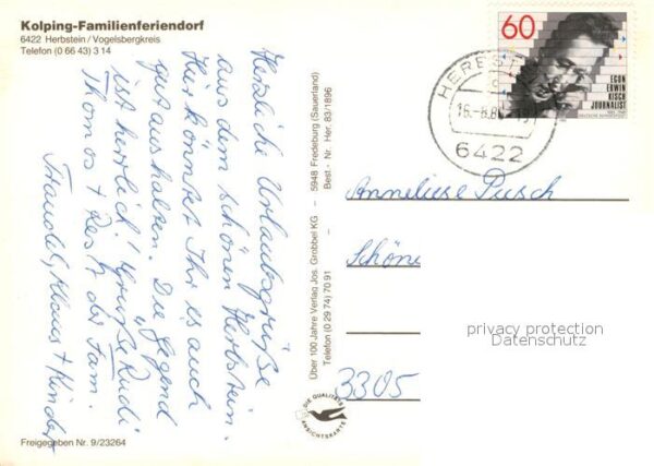 Herbstein Kolping Familienferiendorf Fliegeraufna – Bild 2
