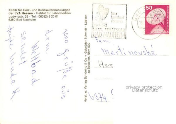 Bad Nauheim Klinik LVA Hessen Foyer Hallenbad – Bild 2