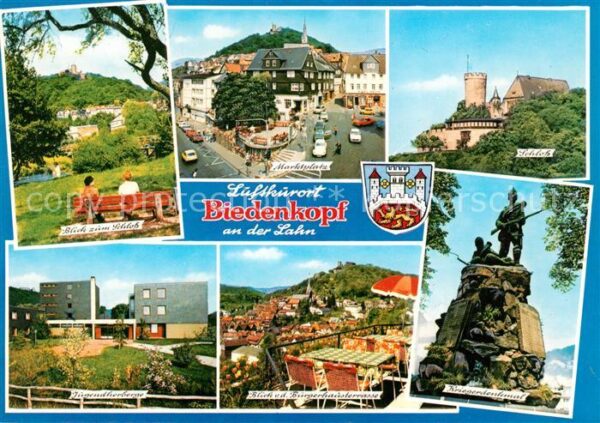 Biedenkopf Schlossblick Marktplatz Schloss Jugendh