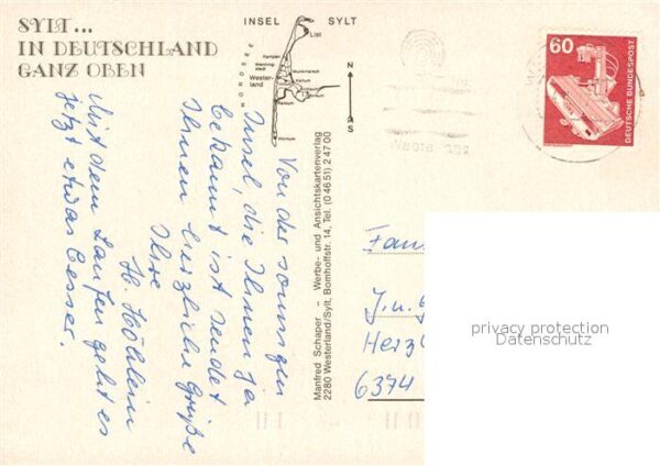 Sylt Fliegeraufnahme Strand Dünen Friesenhau – Bild 2