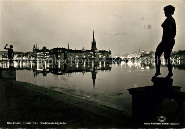 Stockholm Utsikt fran Stadshustradgarden