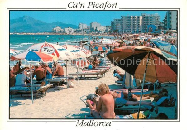Can Picafort Mallorca Strandpartie