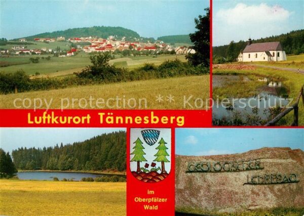 Taennesberg Panorama Kirche See Geologischer Lehrpf