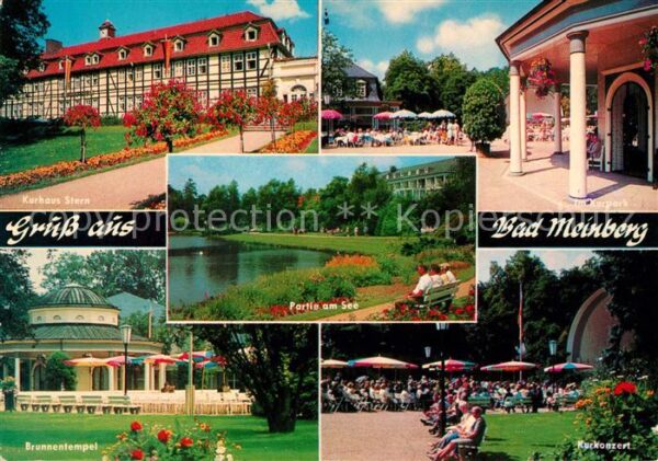 Bad Meinberg Kurhaus Stern Kurpark Brunnentempel Kur