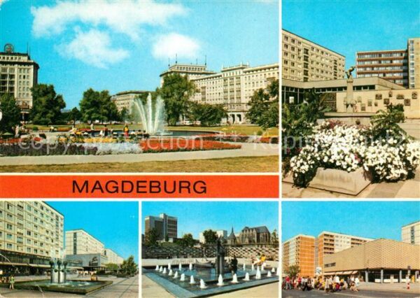 Magdeburg Wilhelm Pieck Allee Eulenspiegelbrunnen