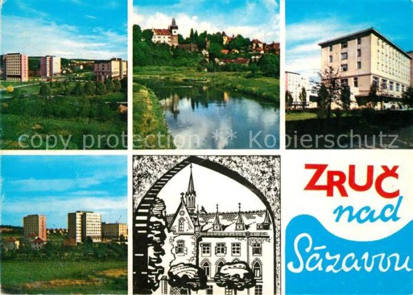 Zruc nad Sazavou Orts und Teilansichten
