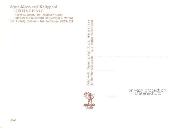 Sonthofen Oberallgaeu Alpen Moor und Kneippbad – Bild 2