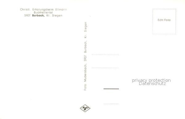 Burbach Siegerland Christ. Erholungsheim Ellmann – Bild 2