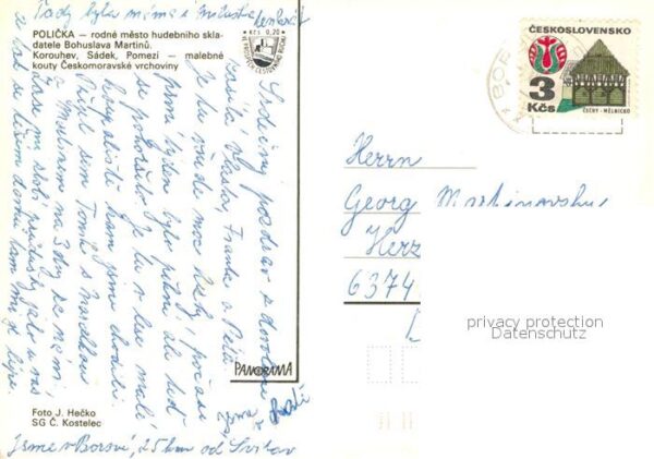 Policka Bohuslava Martinu Korouhev Sedek Pomezi – Bild 2