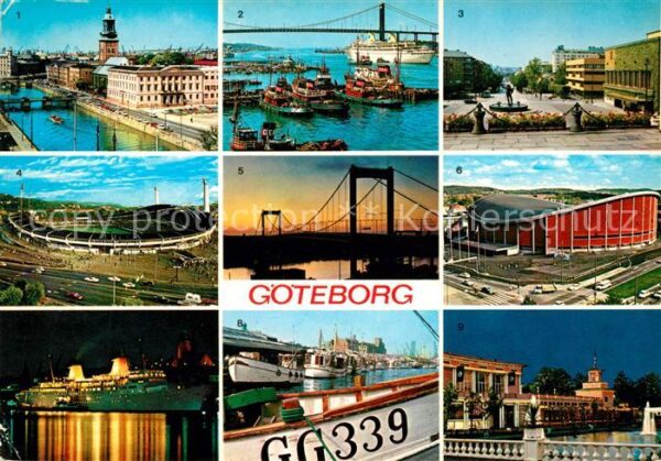 Goeteborg Gustav Adolfs torg Liseberg Hamnen