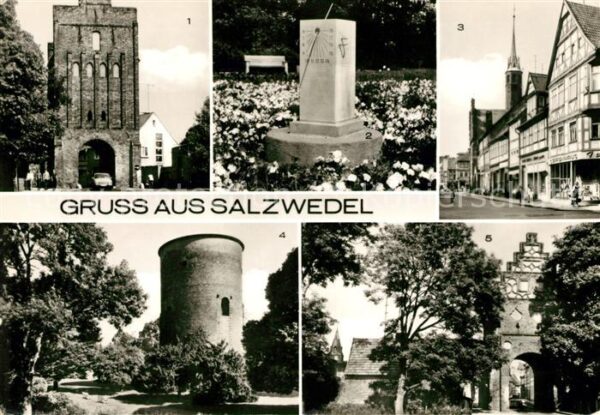 Salzwedel Neuperver Torturm Sonnenuhr Burgstrasse