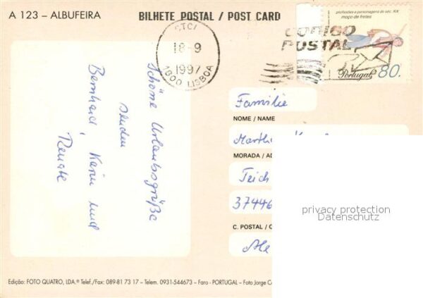 Algarve Fliegeraufnahme Albufeira – Bild 2
