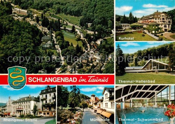 Schlangenbad Taunus Kurhotel Thermal-Hallenbad Rheingauer S