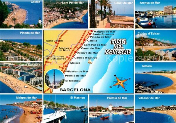 Barcelona Cataluna Mataro Premia de Mar El Masnou