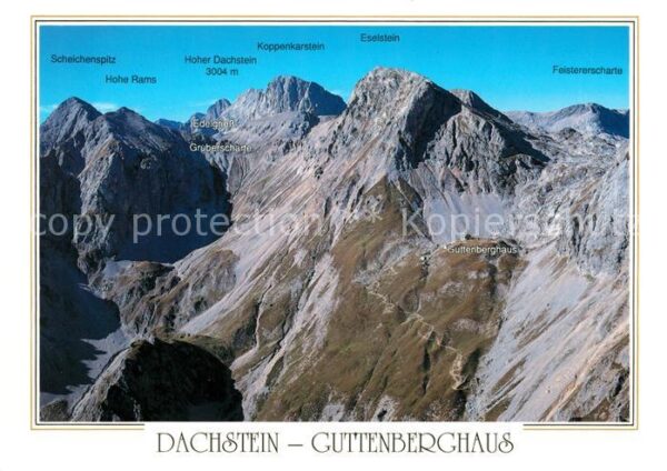 Dachstein Steiermark Guttenberghaus Feistererscharte Eselste