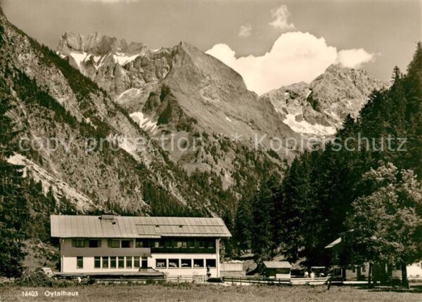 Oberstdorf Gaststätte Oytalhaus Schneck Gr. Wilde